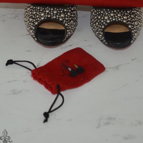 ❤Christian Louboutin Metal Studded Heels❤ - Picture 12 of 16